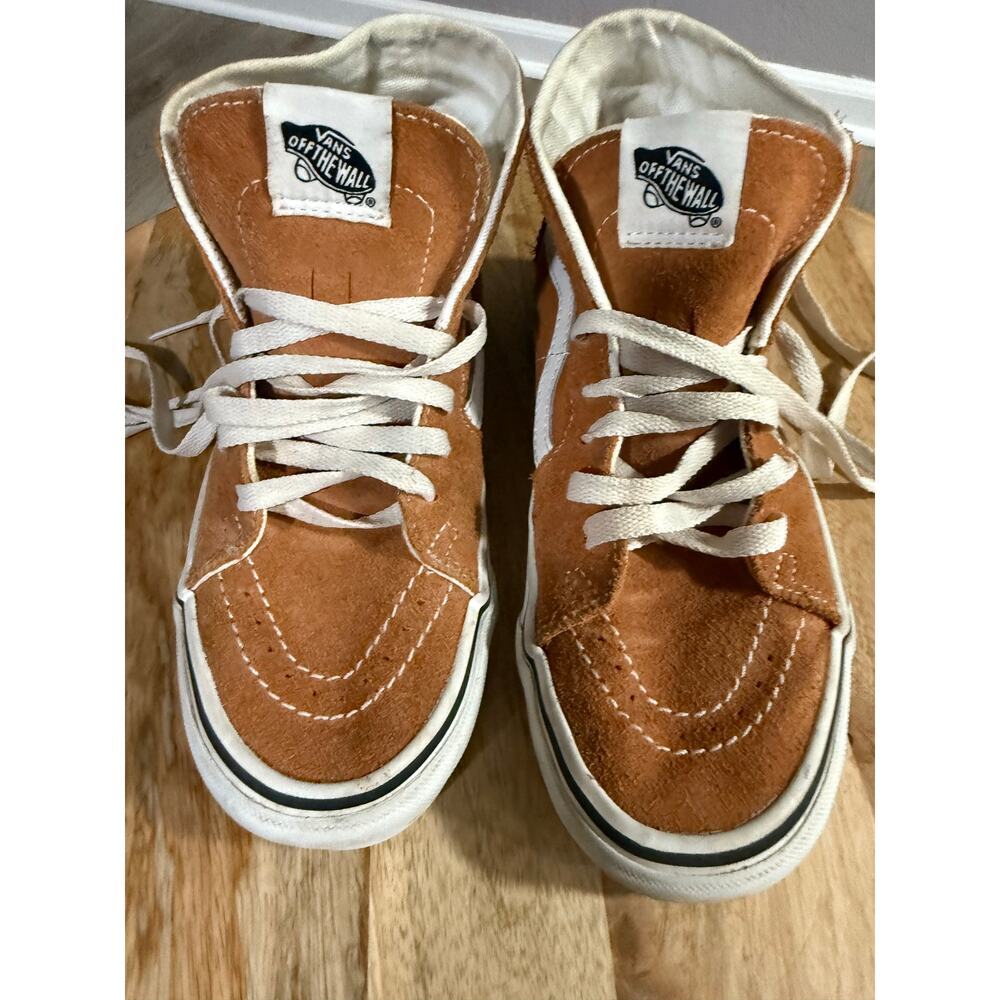 Vans Brown Suede High-Top Sneakers